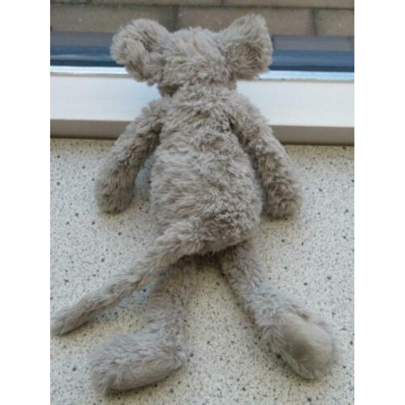 Muis Mouse Mindy merk Happy Horse zacht grijs velours