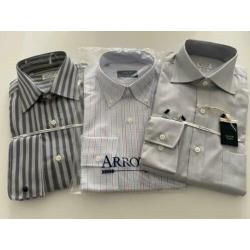 3 x Arrow Dresshirts Maat 39 Regular fit! (gratis verzenden)