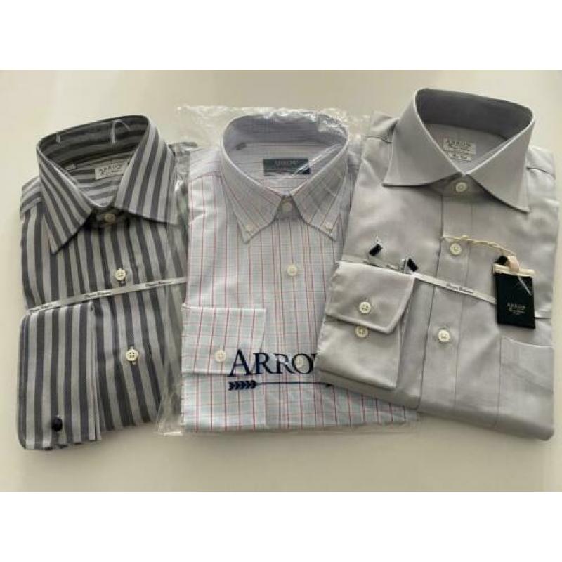 3 x Arrow Dresshirts Maat 39 Regular fit! (gratis verzenden)