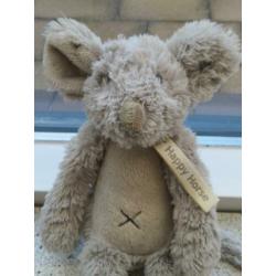 Muis Mouse Mindy merk Happy Horse zacht grijs velours