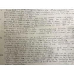 Verklaring Opperbevelhebber origineel 1940