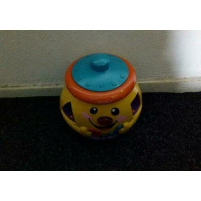 Fisher price koekjestrommel / vormenstoof met licht en gelui