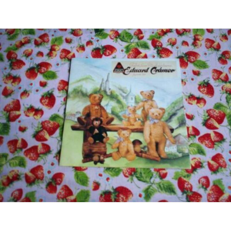Steiff & Eduard Crämer beren teddyberen pluche catalogus