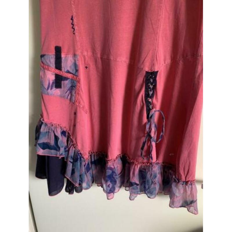 Vlotte roze zomer tuniek