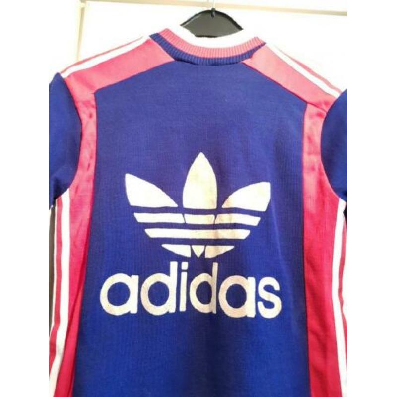 Wollen Adidas shirt eind jaren 70 begin 80, maat M