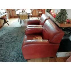 Industriële leren fauteuils