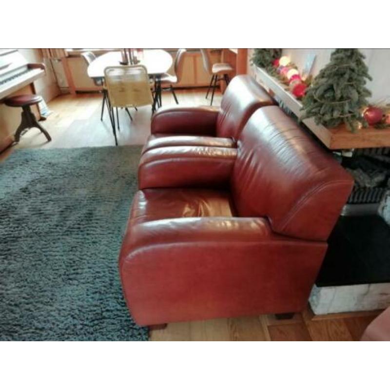 Industriële leren fauteuils