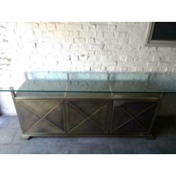 Vintage Belgo Chrom dressoir / sideboard