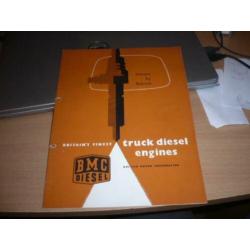 Folder BMC TRUCK Diesel Engines uit jaren 50-60