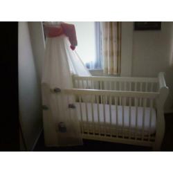Baby ledikant + matras + aerosleep topper