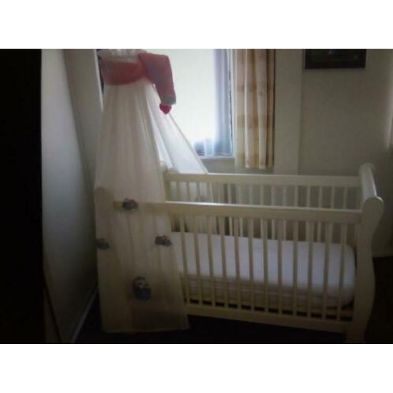 Baby ledikant + matras + aerosleep topper