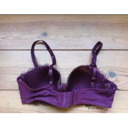 BH Hunkemoller Glitter/paars , 75B (NIEUW)