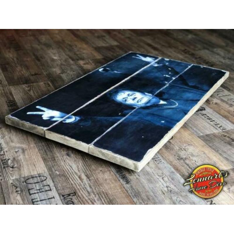 André Hazes Wand/Muurdecoratie van Hout