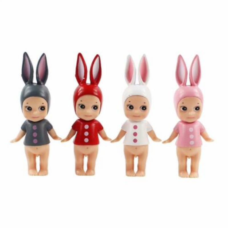 Nieuw ! 4 Sonny Angels / Gelukspoppetjes. Pasen Haasjes
