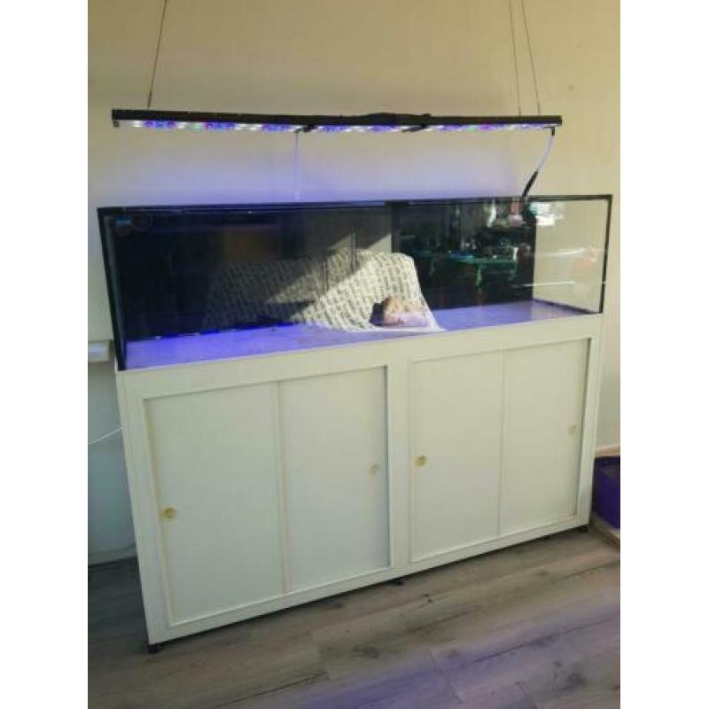 Zeeaquarium 1.60x40x40 optick-white merk diamond compleet
