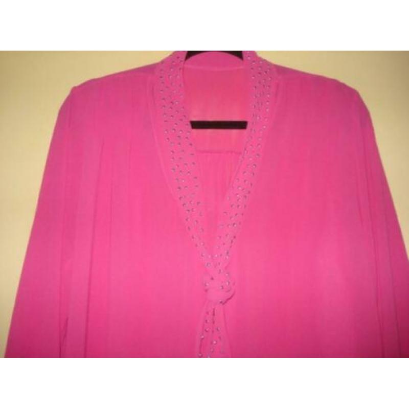 Roze apart tuniek blouse maat 46