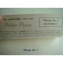 4 PUKKIE PLANTA 3D boekjes jaren 50 reclame margarine € 9,50