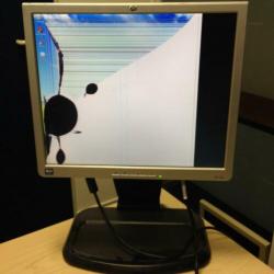 HP Hewlett Packard L1740 LCD monitor 17" defect
