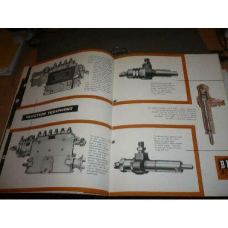 Folder BMC TRUCK Diesel Engines uit jaren 50-60