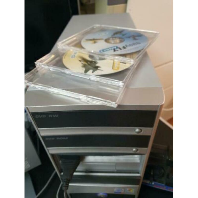 PC met modelvliegsoftware