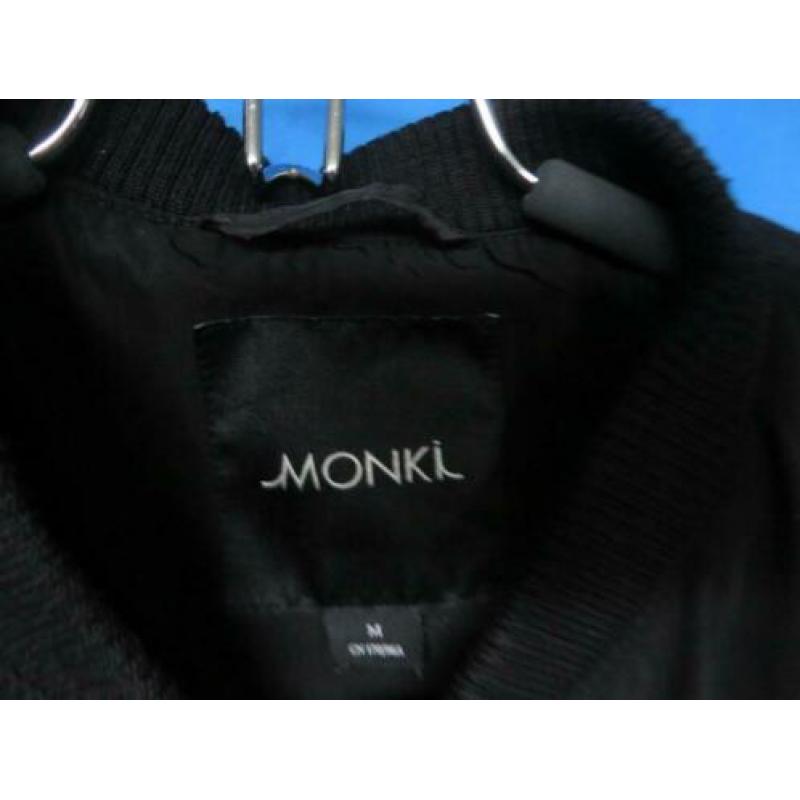 zwarte ruime bomber jas mt M Monki