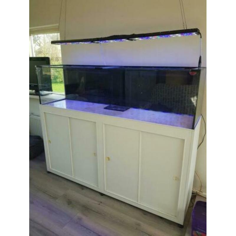 Zeeaquarium 1.60x40x40 optick-white merk diamond compleet