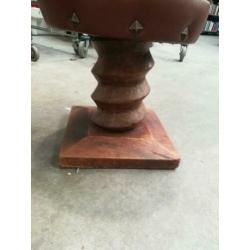 2x leuke lage barkruk wokkel 40cm