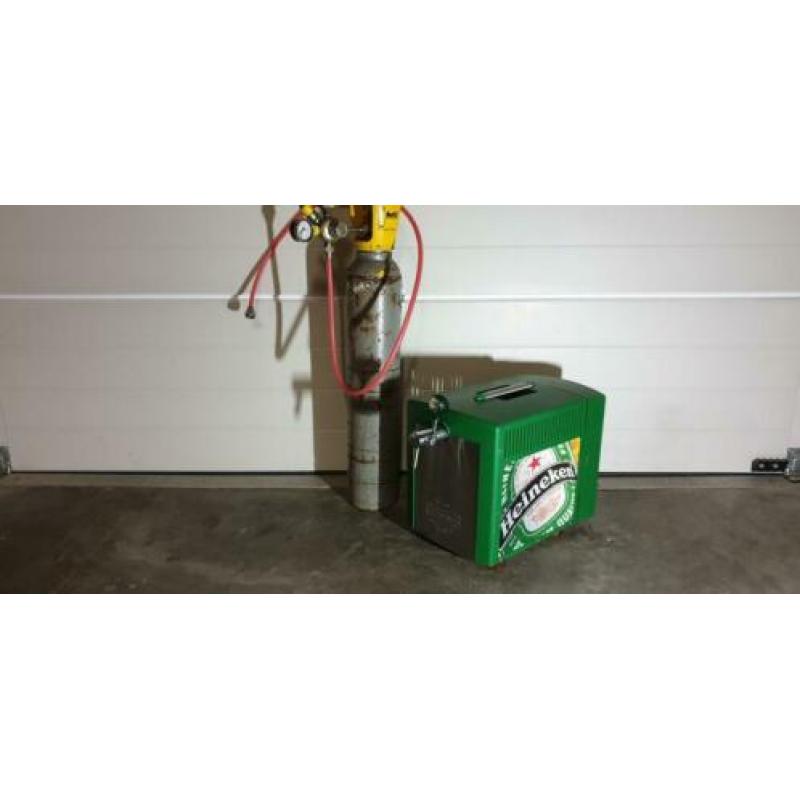 Heineken cooltap compleet incl.koolzuurfles met meters