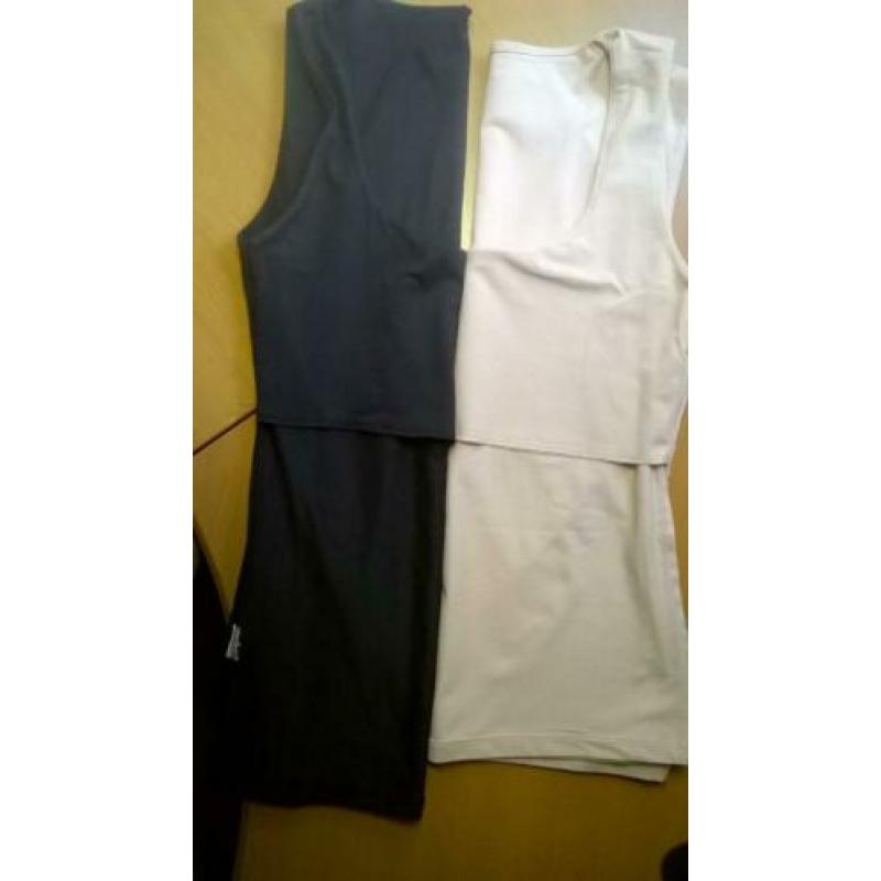 Luxe tops topjes, maat S, rose en/of zwart ZGAN € 5/ 2 á € 8