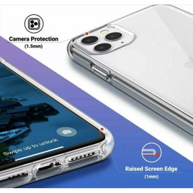 iPhone 11 pro, transparant hoesje, NIEUW