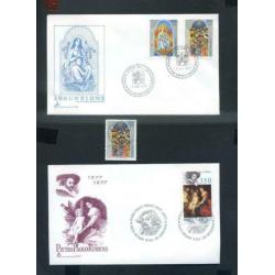 Vaticaan 8x 1e dagenvelop - 1975 t/m 1977 + div. zegels