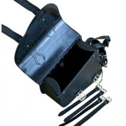 Leren Sportster Harley Zadeltas Zijtas Motor Tas XL 883
