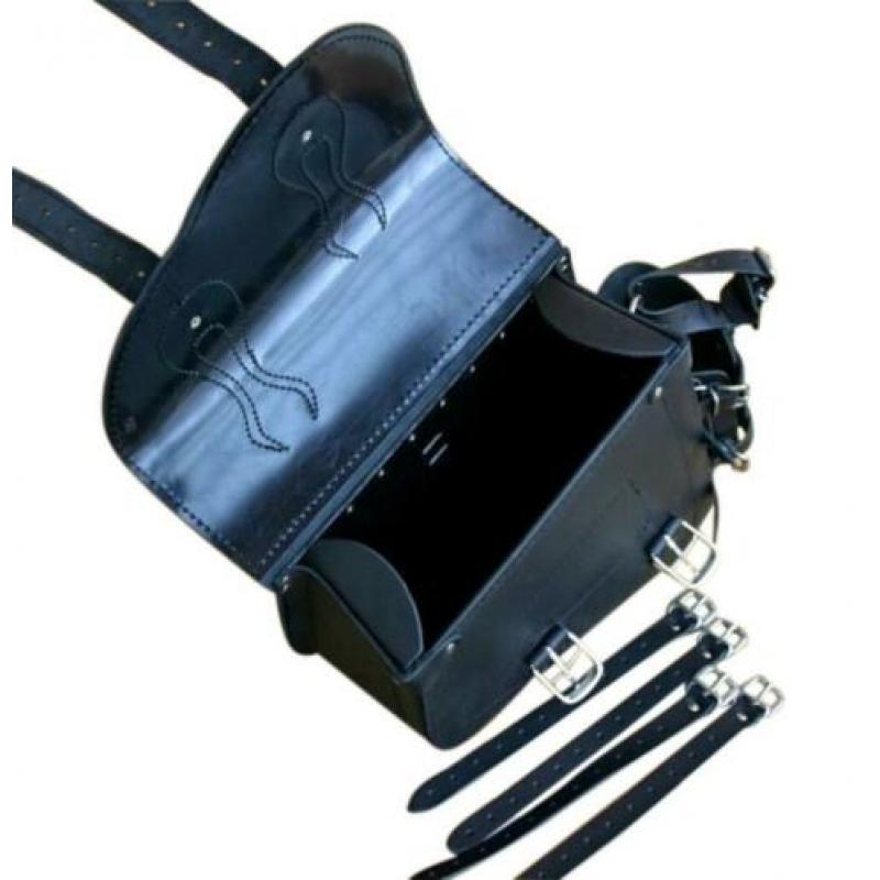 Leren Sportster Harley Zadeltas Zijtas Motor Tas XL 883