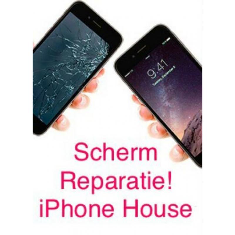 Actie! iPhone scherm/glas kapot reparatie 7 6s 8 5s X 6 plus