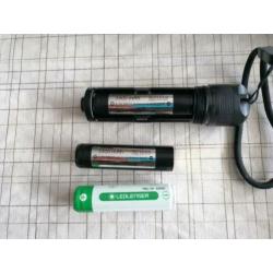 Led Lenser P7R 2018 + 3 accu's zaklamp