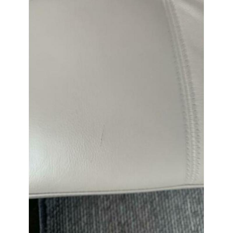 Lederen bankstel van het merk Lederland kleur Beige