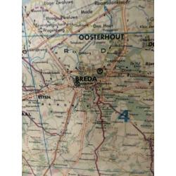 Schoolkaart Nederland oud