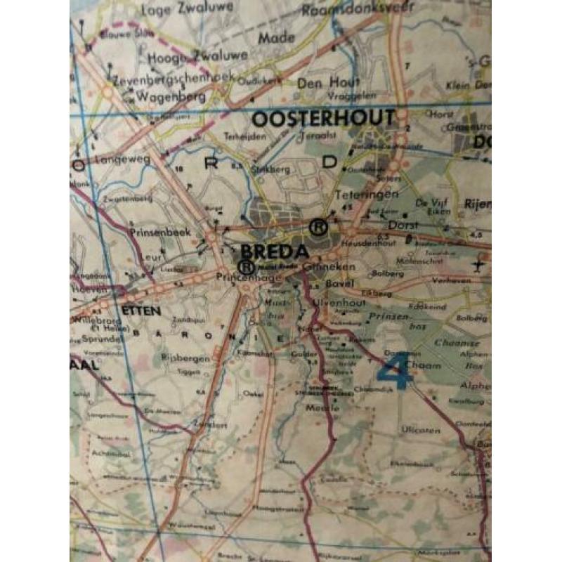 Schoolkaart Nederland oud