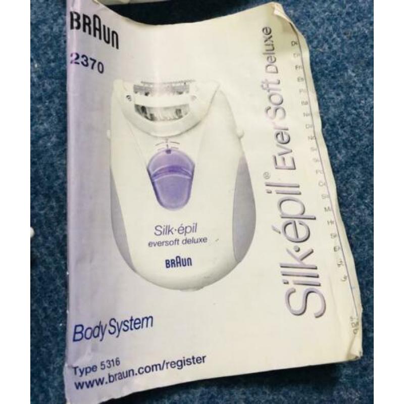 Als nieuw: Braun silk-epil incl accesoires