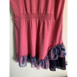 Vlotte roze zomer tuniek