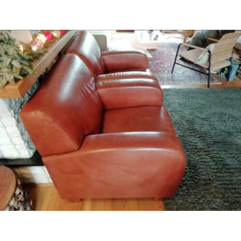 Industriële leren fauteuils