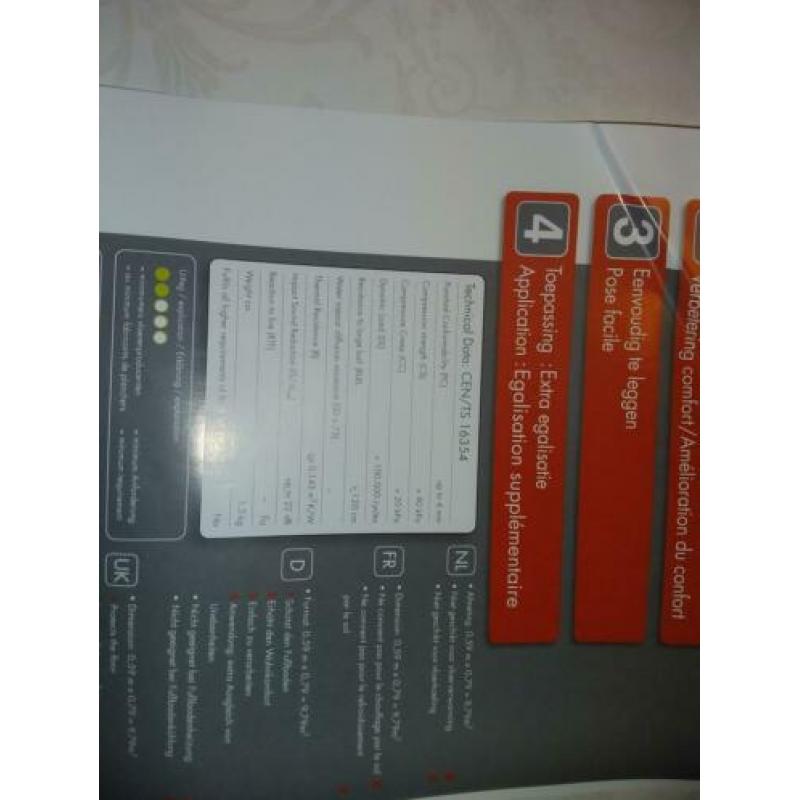 Ondervloer comfort super parket laminaat 5mm