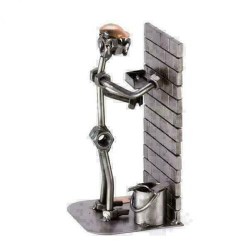 Voeger - voegen, metselen, cement, baksteen, beeldje, bouw