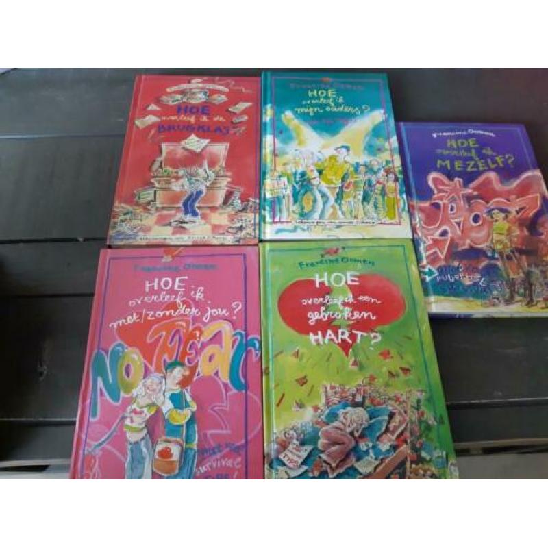 5x boeken izgs hoe overleef ik... francine oomen
