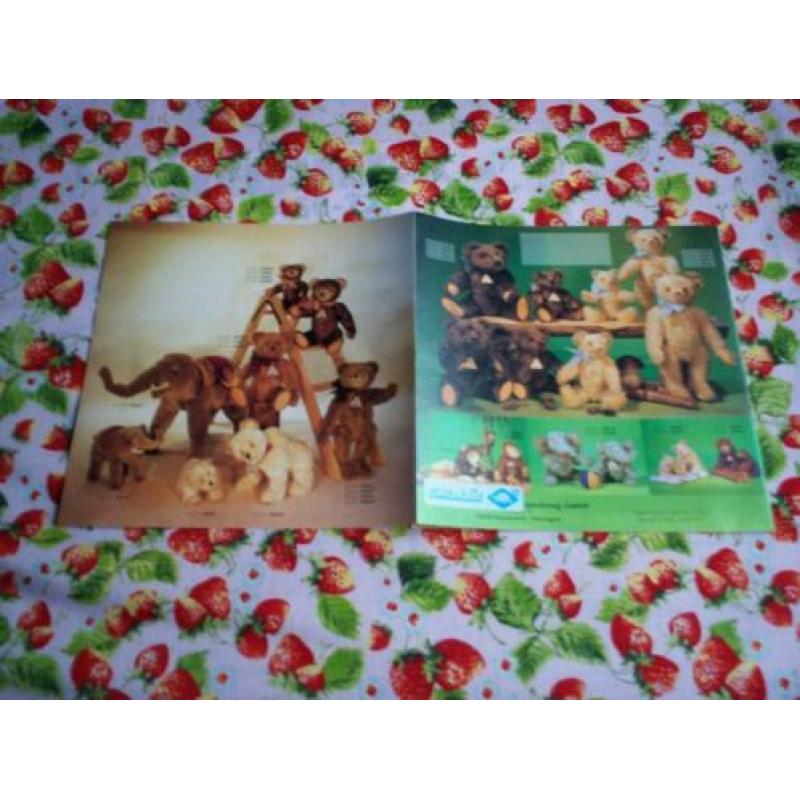Steiff & Eduard Crämer beren teddyberen pluche catalogus