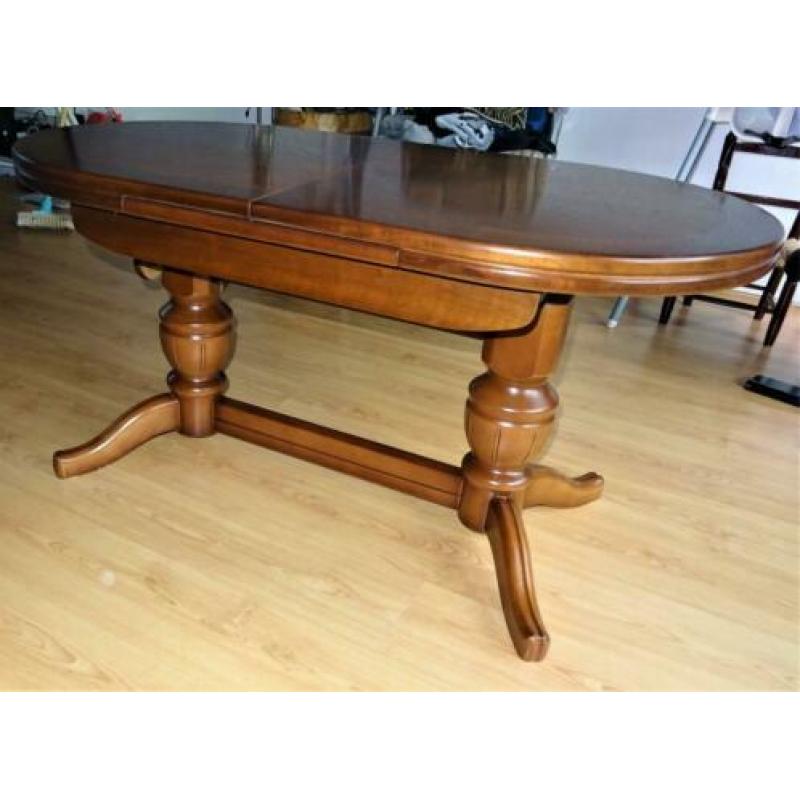 Salontafel, ovaalvormig. Duitse makelij, Zweizugmechanik Tri
