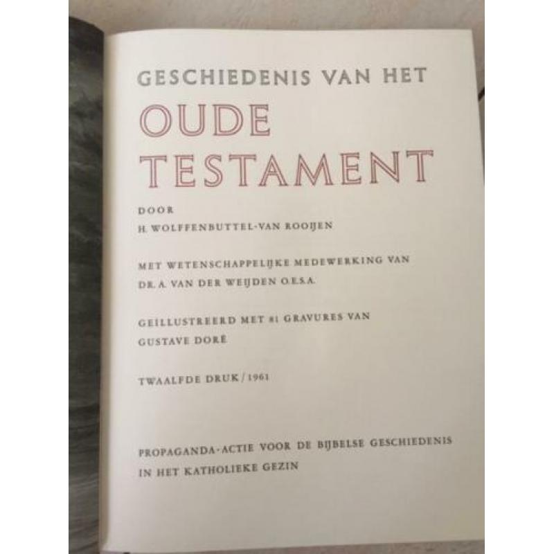 2 Delen Bijbelse Geschiedenis 1961 H.Wolffenbuttel
