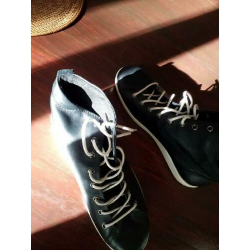 Bijna nieuwe ECCO damesschoen, sneaker, maat 39, zwart