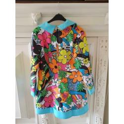 Carnavals jurk/tuniek! 2 stuks. Hippie/Flower power