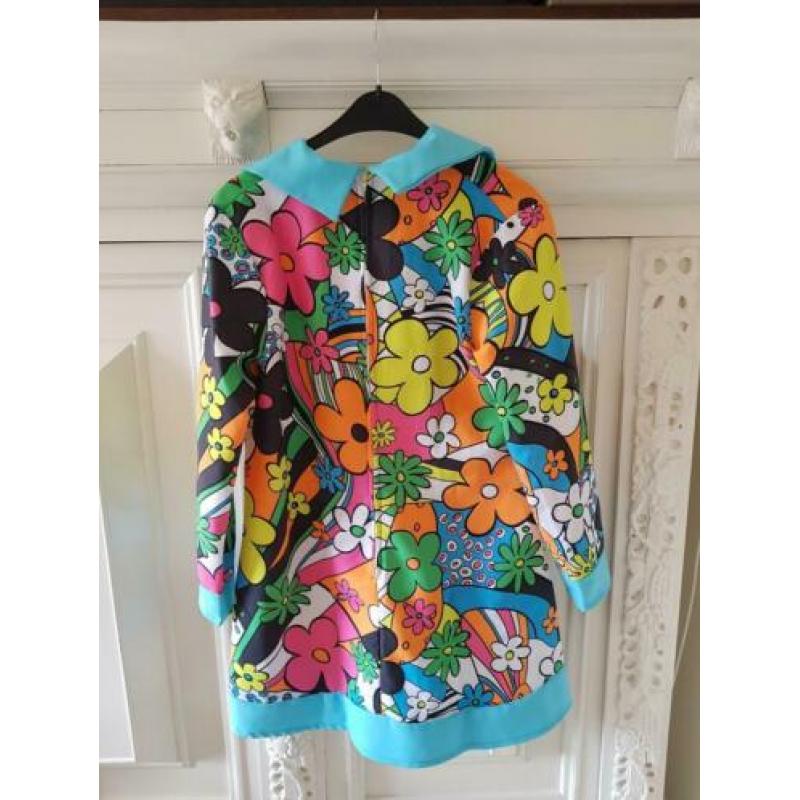 Carnavals jurk/tuniek! 2 stuks. Hippie/Flower power